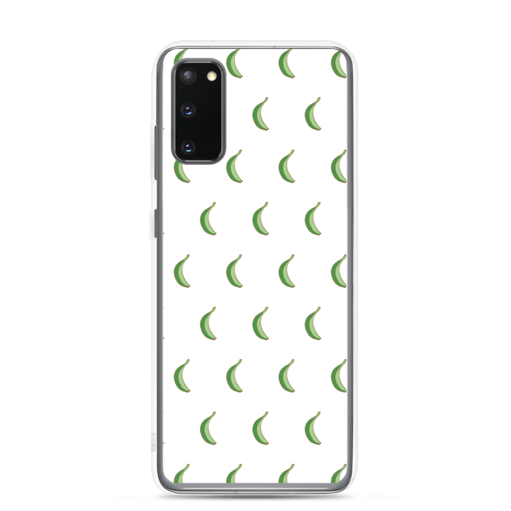 Platano All-Over Samsung Case (White)  - 2020 - DominicanGirlfriend.com - Frases Dominicanas - República Dominicana Lifestyle Graphic T-Shirts Streetwear & Accessories - New York - Bronx - Washington Heights - Miami - Florida - Boca Chica - USA - Dominican Clothing