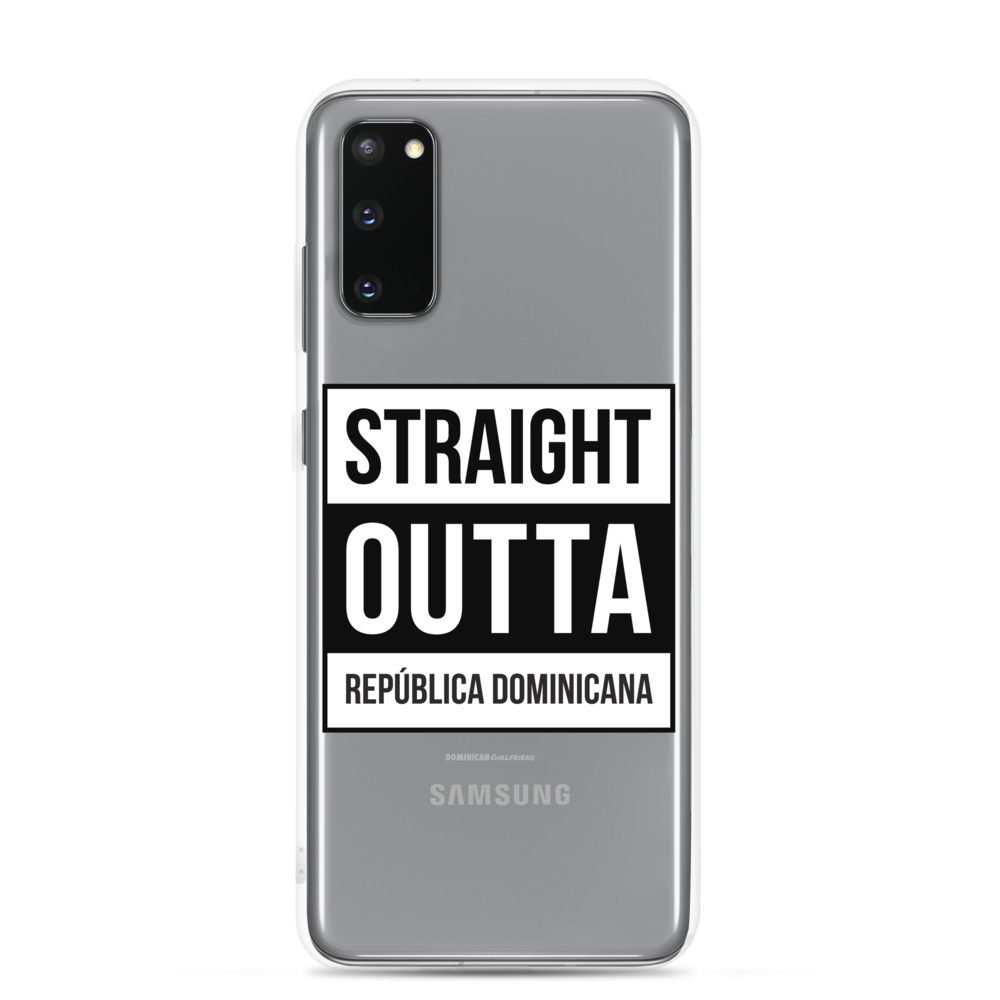 Straight Outta República Dominicana Samsung Case - 2020 - DominicanGirlfriend.com - Frases Dominicanas - República Dominicana Lifestyle Graphic T-Shirts Streetwear & Accessories - New York - Bronx - Washington Heights - Miami - Florida - Boca Chica - USA - Dominican Clothing