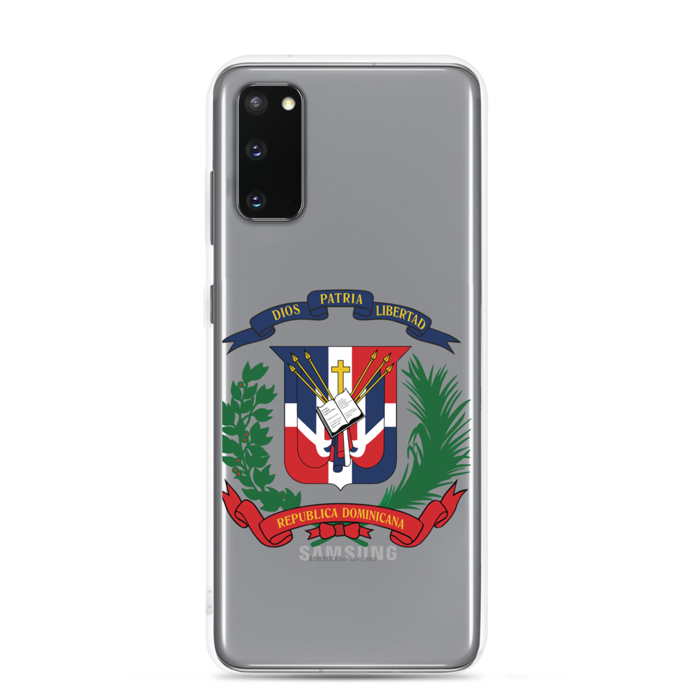 Escudo de la República Dominicana Samsung Case - 2020 - DominicanGirlfriend.com - Frases Dominicanas - República Dominicana Lifestyle Graphic T-Shirts Streetwear & Accessories - New York - Bronx - Washington Heights - Miami - Florida - Boca Chica - USA - Dominican Clothing