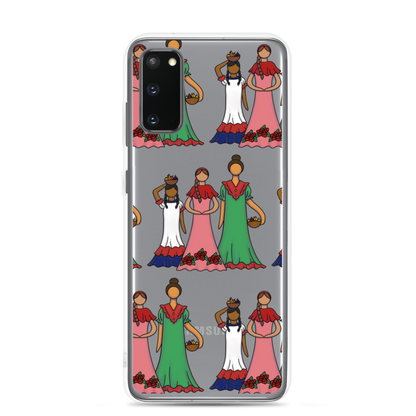 Dominican Faceless Dolls Samsung Case  - 2020 - DominicanGirlfriend.com - Frases Dominicanas - República Dominicana Lifestyle Graphic T-Shirts Streetwear & Accessories - New York - Bronx - Washington Heights - Miami - Florida - Boca Chica - USA - Dominican Clothing