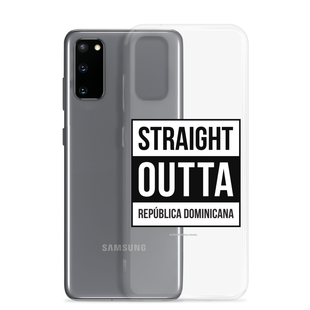 Straight Outta República Dominicana Samsung Case - 2020 - DominicanGirlfriend.com - Frases Dominicanas - República Dominicana Lifestyle Graphic T-Shirts Streetwear & Accessories - New York - Bronx - Washington Heights - Miami - Florida - Boca Chica - USA - Dominican Clothing