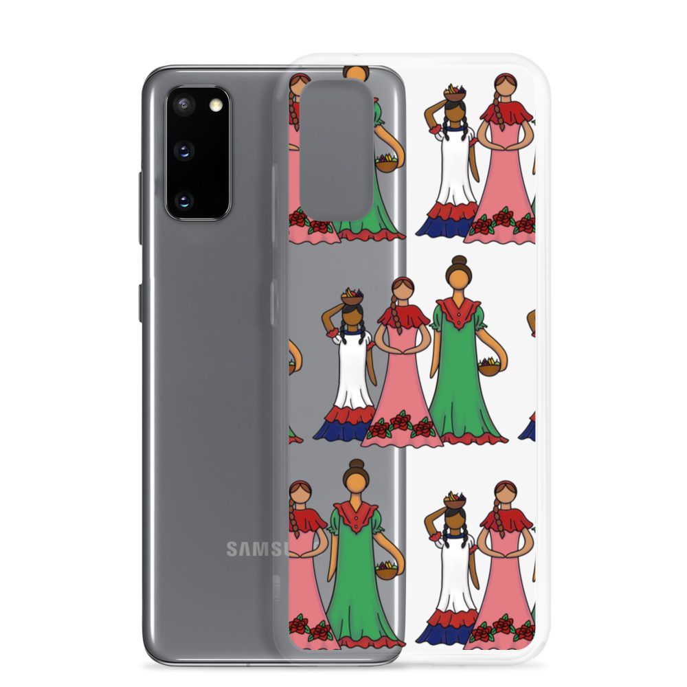 Dominican Faceless Dolls Samsung Case  - 2020 - DominicanGirlfriend.com - Frases Dominicanas - República Dominicana Lifestyle Graphic T-Shirts Streetwear & Accessories - New York - Bronx - Washington Heights - Miami - Florida - Boca Chica - USA - Dominican Clothing