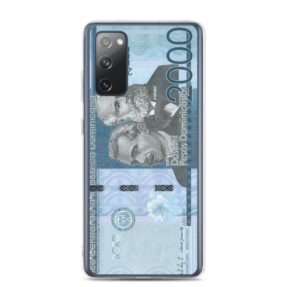 2000 Dominican Pesos Samsung Case - 2020 - DominicanGirlfriend.com - Frases Dominicanas - República Dominicana Lifestyle Graphic T-Shirts Streetwear & Accessories - New York - Bronx - Washington Heights - Miami - Florida - Boca Chica - USA - Dominican Clothing