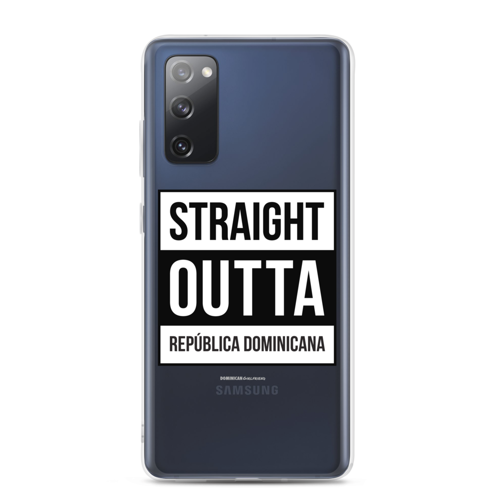 Straight Outta República Dominicana Samsung Case - 2020 - DominicanGirlfriend.com - Frases Dominicanas - República Dominicana Lifestyle Graphic T-Shirts Streetwear & Accessories - New York - Bronx - Washington Heights - Miami - Florida - Boca Chica - USA - Dominican Clothing
