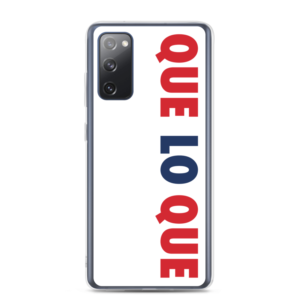 Que Lo Que Samsung Case - 2020 - DominicanGirlfriend.com - Frases Dominicanas - República Dominicana Lifestyle Graphic T-Shirts Streetwear & Accessories - New York - Bronx - Washington Heights - Miami - Florida - Boca Chica - USA - Dominican Clothing