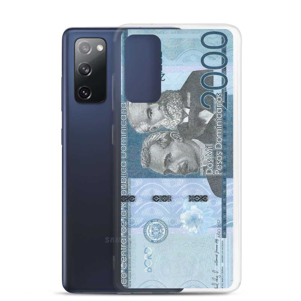 2000 Dominican Pesos Samsung Case  - 2020 - DominicanGirlfriend.com - Frases Dominicanas - República Dominicana Lifestyle Graphic T-Shirts Streetwear & Accessories - New York - Bronx - Washington Heights - Miami - Florida - Boca Chica - USA - Dominican Clothing