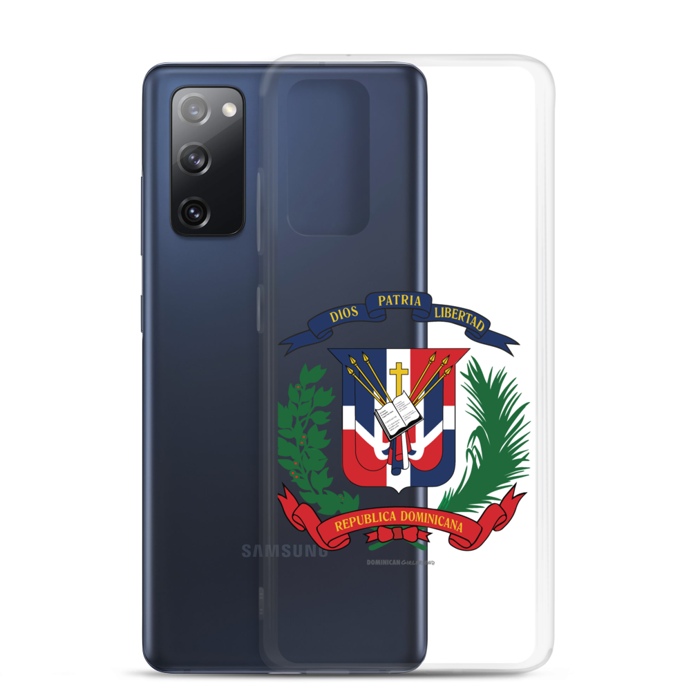 Escudo de la República Dominicana Samsung Case - 2020 - DominicanGirlfriend.com - Frases Dominicanas - República Dominicana Lifestyle Graphic T-Shirts Streetwear & Accessories - New York - Bronx - Washington Heights - Miami - Florida - Boca Chica - USA - Dominican Clothing