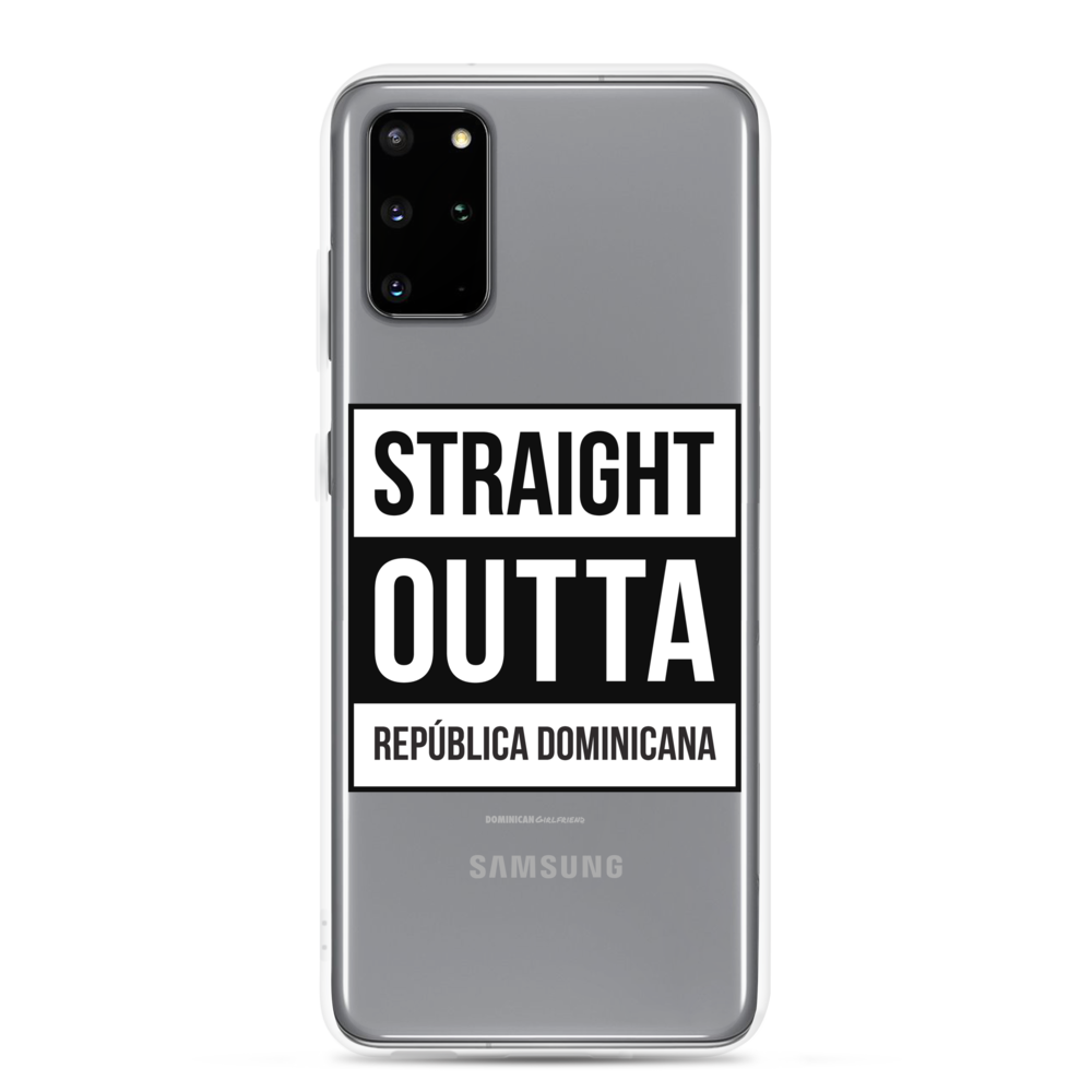 Straight Outta República Dominicana Samsung Case - 2020 - DominicanGirlfriend.com - Frases Dominicanas - República Dominicana Lifestyle Graphic T-Shirts Streetwear & Accessories - New York - Bronx - Washington Heights - Miami - Florida - Boca Chica - USA - Dominican Clothing