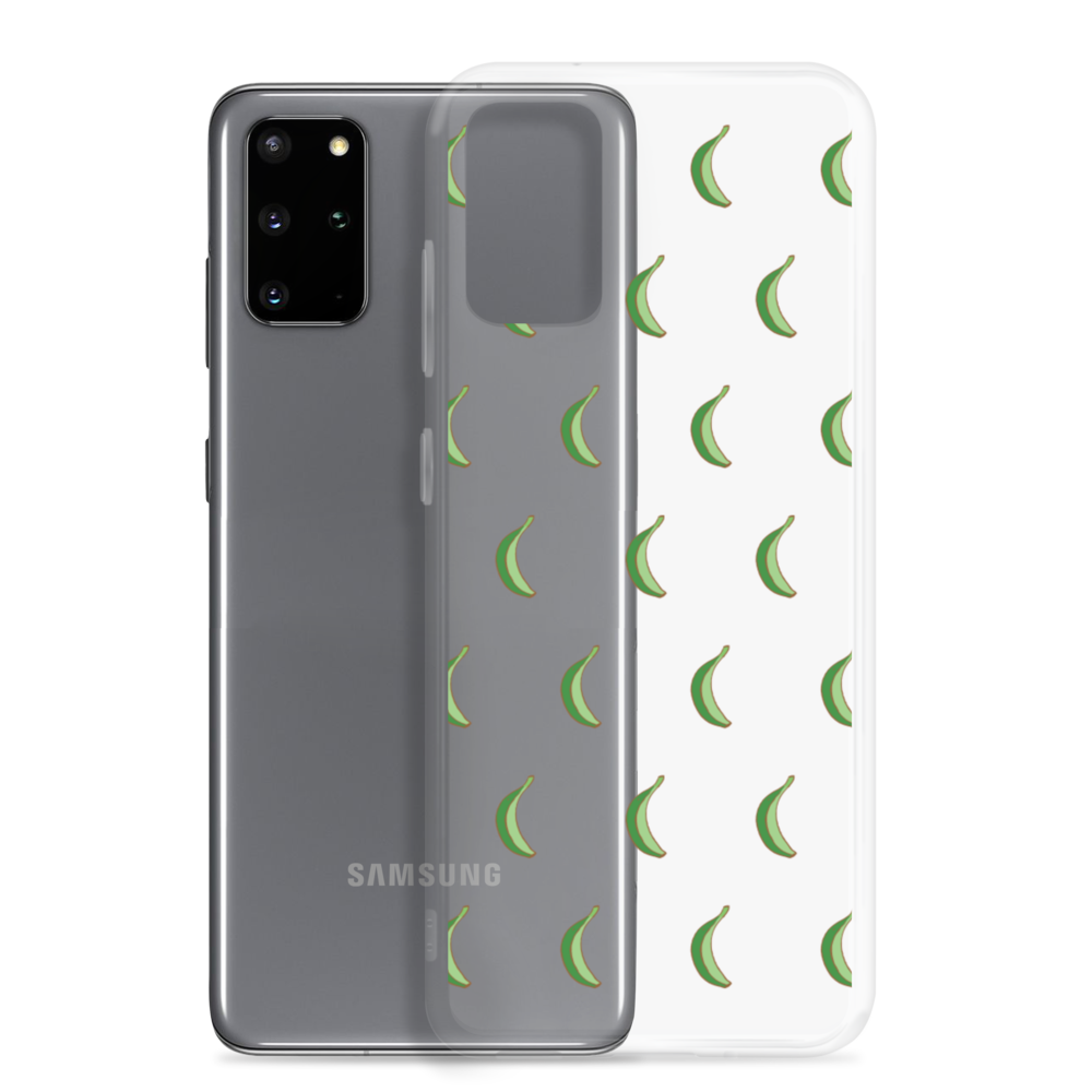 Platano All-Over Samsung Case (Transparent) - 2020 - DominicanGirlfriend.com - Frases Dominicanas - República Dominicana Lifestyle Graphic T-Shirts Streetwear & Accessories - New York - Bronx - Washington Heights - Miami - Florida - Boca Chica - USA - Dominican Clothing