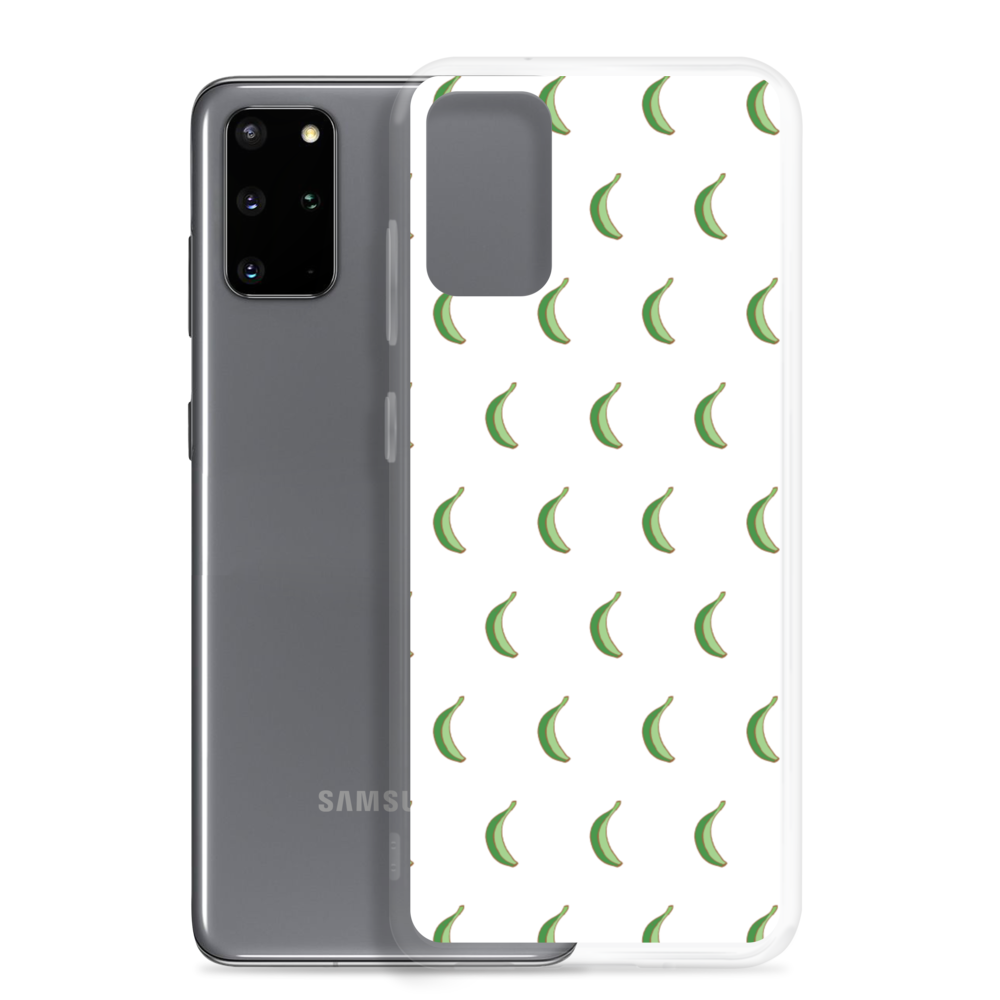 Platano All-Over Samsung Case (White) - 2020 - DominicanGirlfriend.com - Frases Dominicanas - República Dominicana Lifestyle Graphic T-Shirts Streetwear & Accessories - New York - Bronx - Washington Heights - Miami - Florida - Boca Chica - USA - Dominican Clothing