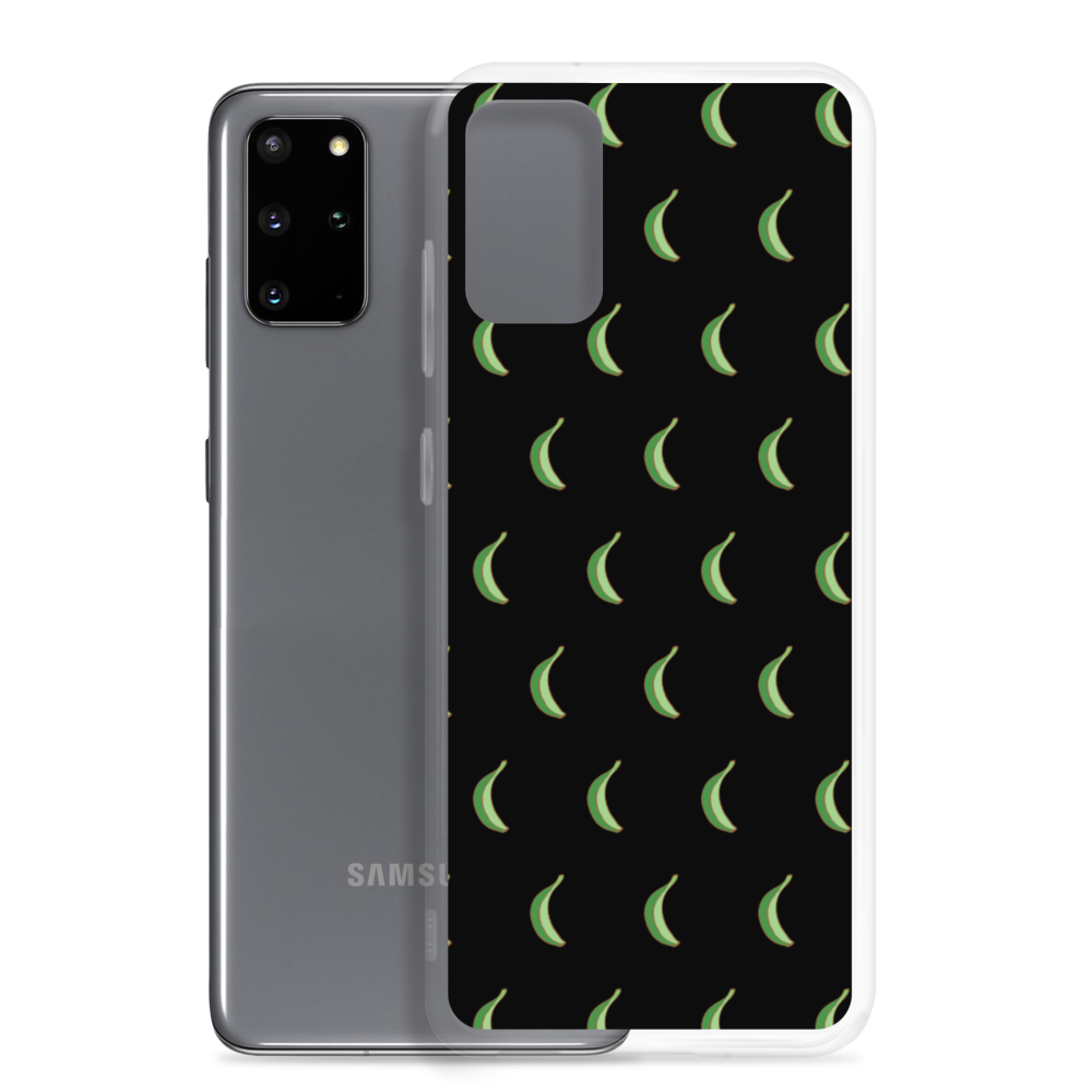 Platano All-Over Samsung Case (Black) - 2020 - DominicanGirlfriend.com - Frases Dominicanas - República Dominicana Lifestyle Graphic T-Shirts Streetwear & Accessories - New York - Bronx - Washington Heights - Miami - Florida - Boca Chica - USA - Dominican Clothing