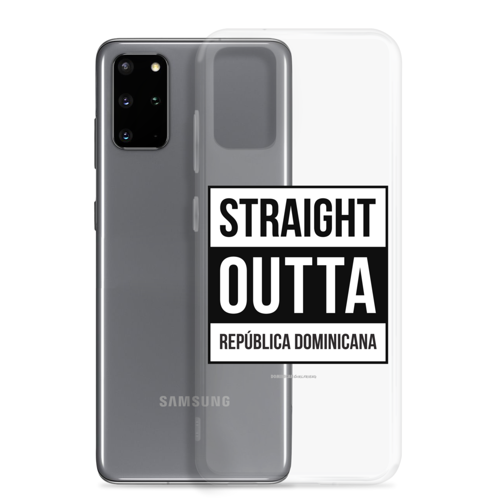 Straight Outta República Dominicana Samsung Case - 2020 - DominicanGirlfriend.com - Frases Dominicanas - República Dominicana Lifestyle Graphic T-Shirts Streetwear & Accessories - New York - Bronx - Washington Heights - Miami - Florida - Boca Chica - USA - Dominican Clothing