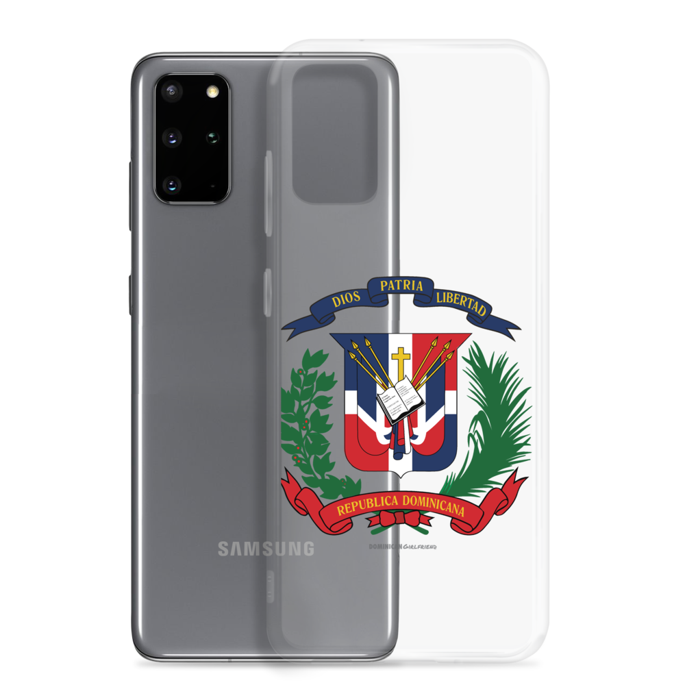 Escudo de la República Dominicana Samsung Case - 2020 - DominicanGirlfriend.com - Frases Dominicanas - República Dominicana Lifestyle Graphic T-Shirts Streetwear & Accessories - New York - Bronx - Washington Heights - Miami - Florida - Boca Chica - USA - Dominican Clothing