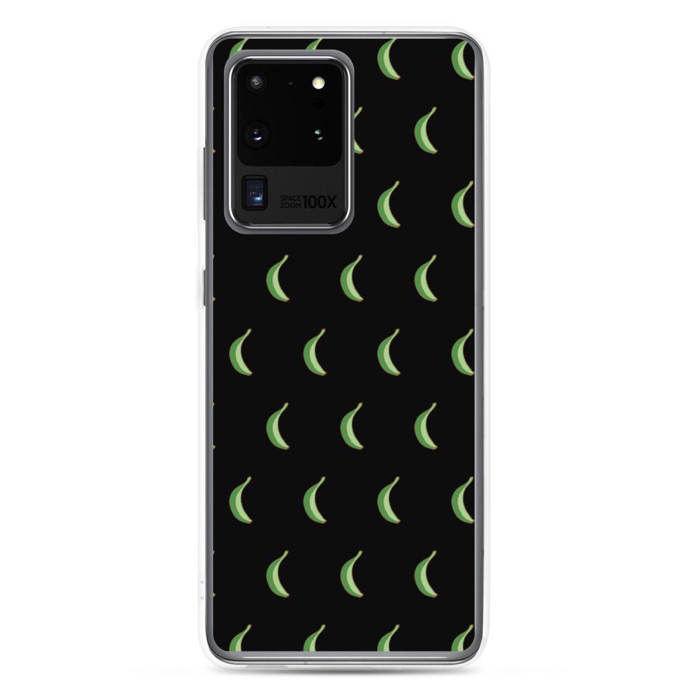 Platano All-Over Samsung Case (Black)  - 2020 - DominicanGirlfriend.com - Frases Dominicanas - República Dominicana Lifestyle Graphic T-Shirts Streetwear & Accessories - New York - Bronx - Washington Heights - Miami - Florida - Boca Chica - USA - Dominican Clothing