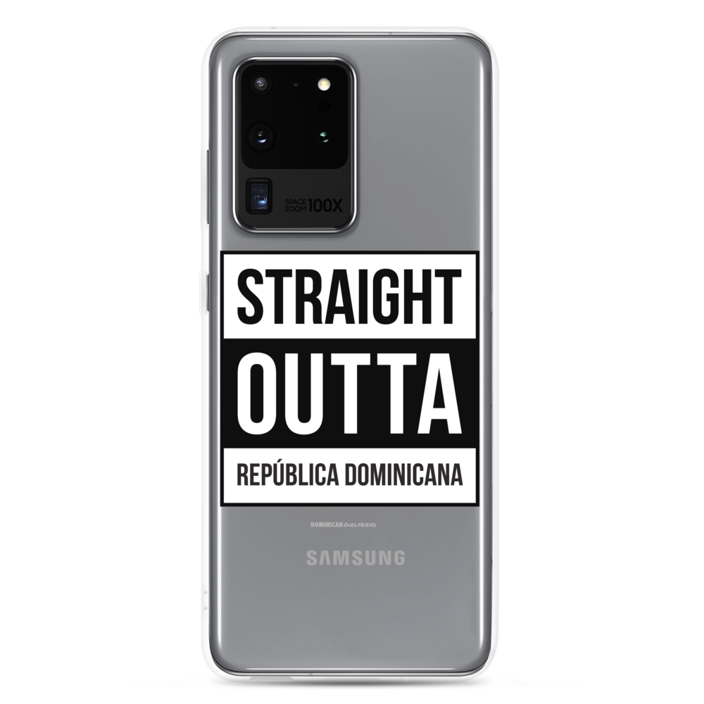 Straight Outta República Dominicana Samsung Case - 2020 - DominicanGirlfriend.com - Frases Dominicanas - República Dominicana Lifestyle Graphic T-Shirts Streetwear & Accessories - New York - Bronx - Washington Heights - Miami - Florida - Boca Chica - USA - Dominican Clothing