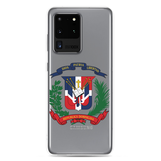 Escudo de la República Dominicana Samsung Case  - 2020 - DominicanGirlfriend.com - Frases Dominicanas - República Dominicana Lifestyle Graphic T-Shirts Streetwear & Accessories - New York - Bronx - Washington Heights - Miami - Florida - Boca Chica - USA - Dominican Clothing