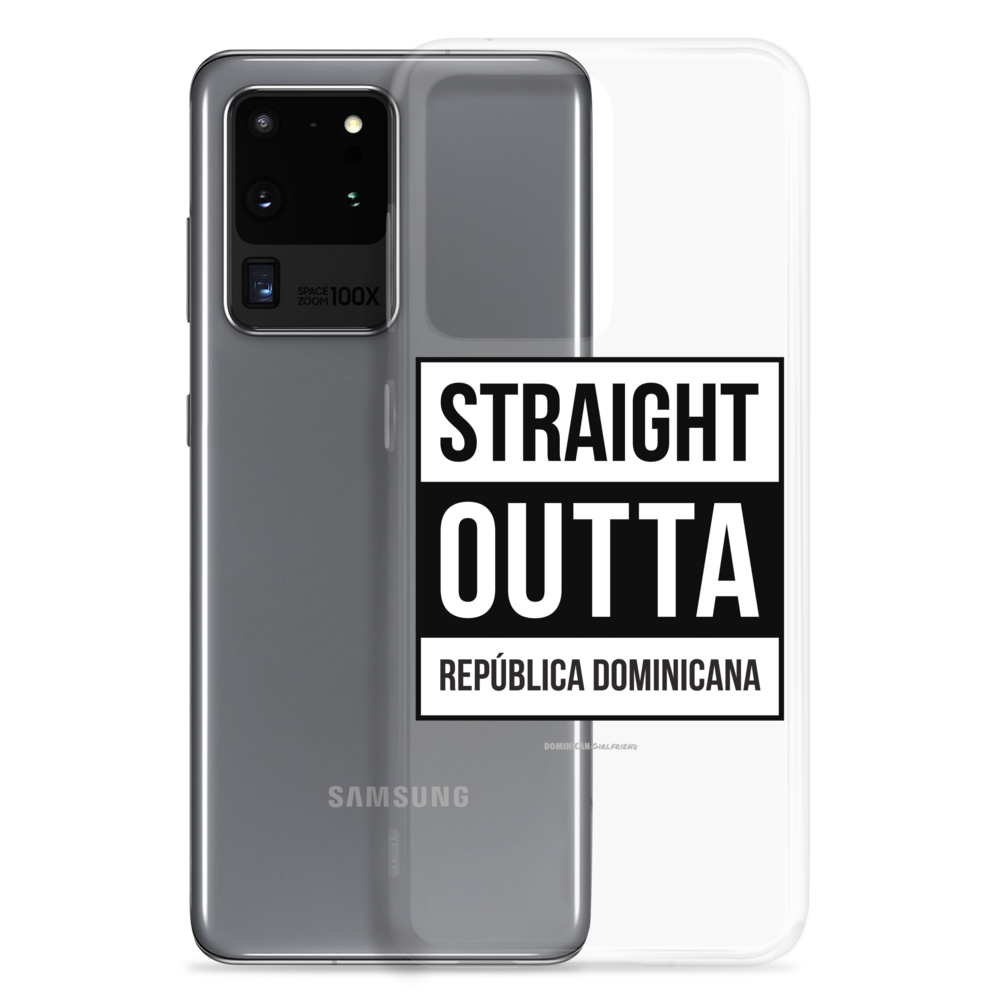 Straight Outta República Dominicana Samsung Case - 2020 - DominicanGirlfriend.com - Frases Dominicanas - República Dominicana Lifestyle Graphic T-Shirts Streetwear & Accessories - New York - Bronx - Washington Heights - Miami - Florida - Boca Chica - USA - Dominican Clothing