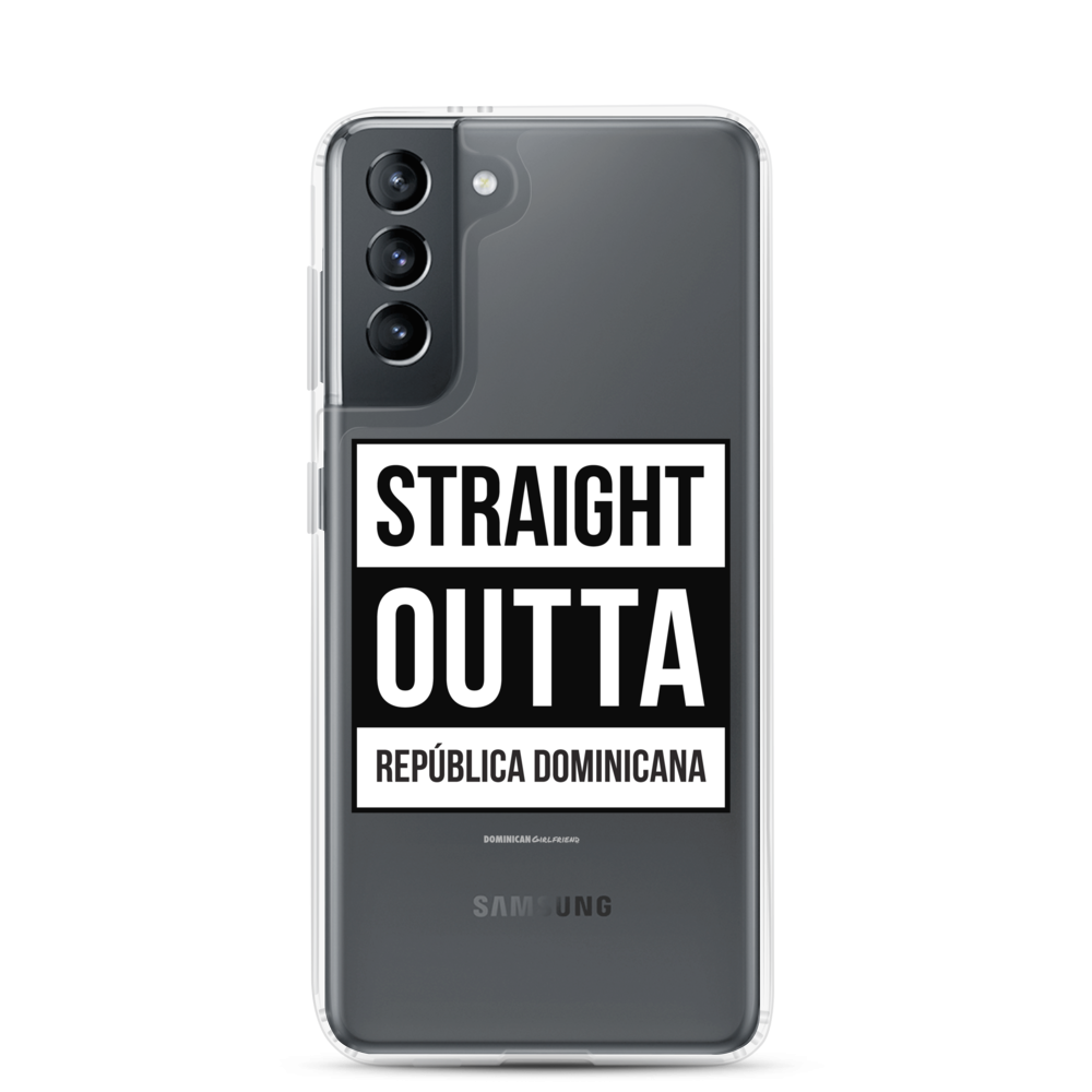 Straight Outta República Dominicana Samsung Case - 2020 - DominicanGirlfriend.com - Frases Dominicanas - República Dominicana Lifestyle Graphic T-Shirts Streetwear & Accessories - New York - Bronx - Washington Heights - Miami - Florida - Boca Chica - USA - Dominican Clothing