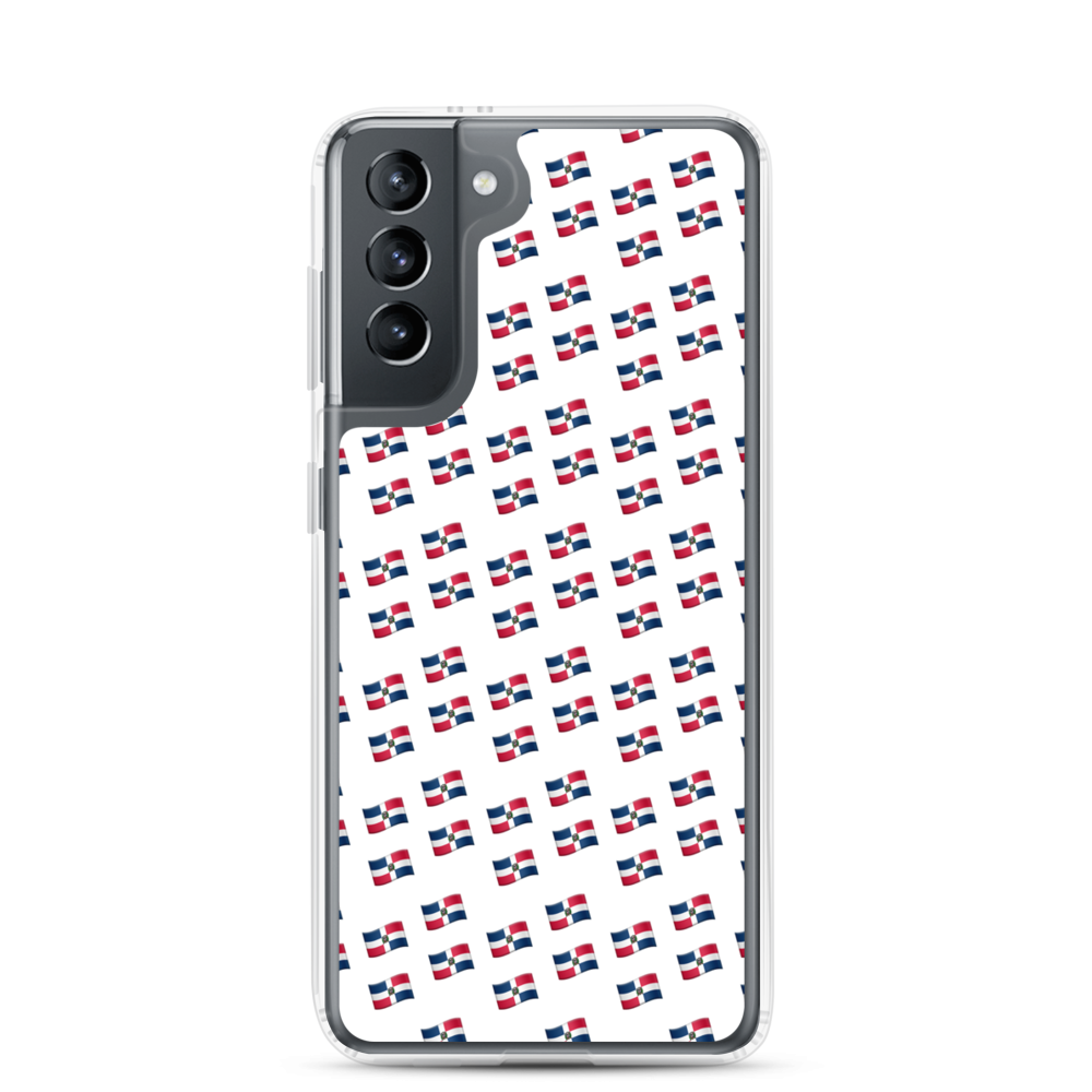 All-Over Emoji República Dominicana Flag Samsung Case - 2020 - DominicanGirlfriend.com - Frases Dominicanas - República Dominicana Lifestyle Graphic T-Shirts Streetwear & Accessories - New York - Bronx - Washington Heights - Miami - Florida - Boca Chica - USA - Dominican Clothing