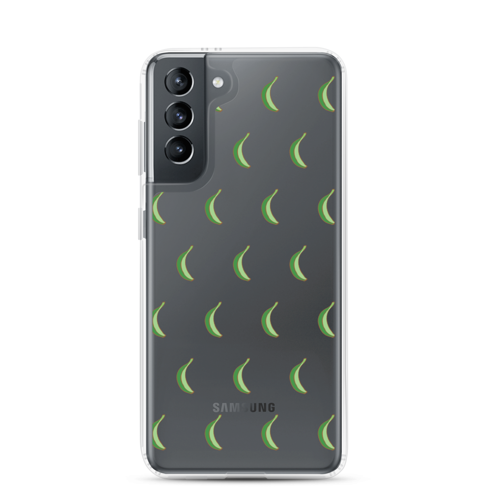Platano All-Over Samsung Case (Transparent) - 2020 - DominicanGirlfriend.com - Frases Dominicanas - República Dominicana Lifestyle Graphic T-Shirts Streetwear & Accessories - New York - Bronx - Washington Heights - Miami - Florida - Boca Chica - USA - Dominican Clothing