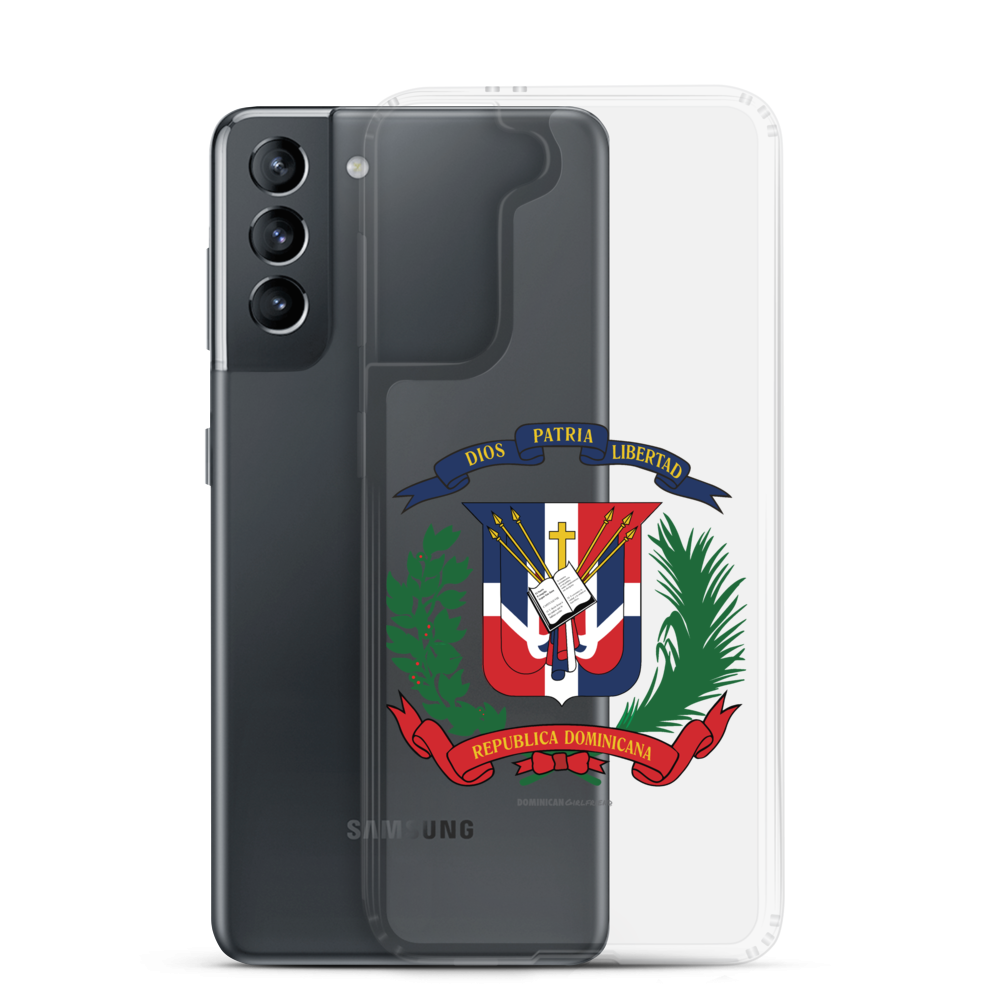Escudo de la República Dominicana Samsung Case - 2020 - DominicanGirlfriend.com - Frases Dominicanas - República Dominicana Lifestyle Graphic T-Shirts Streetwear & Accessories - New York - Bronx - Washington Heights - Miami - Florida - Boca Chica - USA - Dominican Clothing