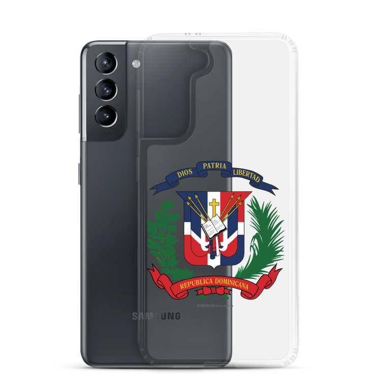 Escudo de la República Dominicana Samsung Case - 2020 - DominicanGirlfriend.com - Frases Dominicanas - República Dominicana Lifestyle Graphic T-Shirts Streetwear & Accessories - New York - Bronx - Washington Heights - Miami - Florida - Boca Chica - USA - Dominican Clothing