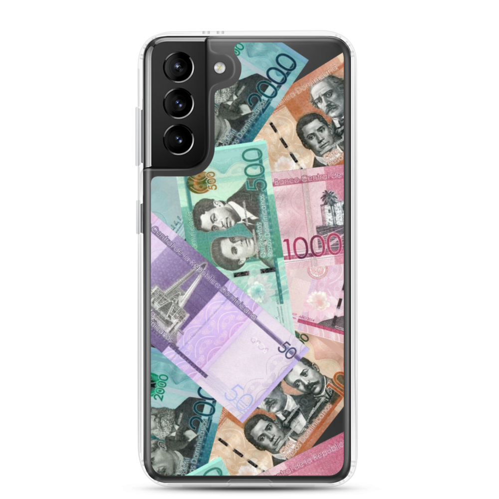 Dominican Pesos Samsung Case - 2020 - DominicanGirlfriend.com - Frases Dominicanas - República Dominicana Lifestyle Graphic T-Shirts Streetwear & Accessories - New York - Bronx - Washington Heights - Miami - Florida - Boca Chica - USA - Dominican Clothing