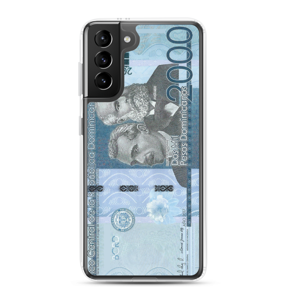 2000 Dominican Pesos Samsung Case - 2020 - DominicanGirlfriend.com - Frases Dominicanas - República Dominicana Lifestyle Graphic T-Shirts Streetwear & Accessories - New York - Bronx - Washington Heights - Miami - Florida - Boca Chica - USA - Dominican Clothing