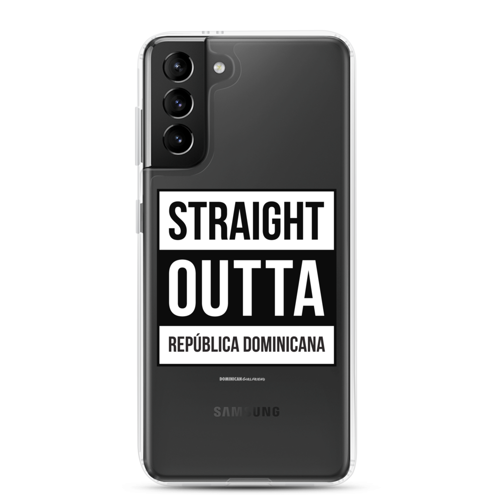 Straight Outta República Dominicana Samsung Case - 2020 - DominicanGirlfriend.com - Frases Dominicanas - República Dominicana Lifestyle Graphic T-Shirts Streetwear & Accessories - New York - Bronx - Washington Heights - Miami - Florida - Boca Chica - USA - Dominican Clothing