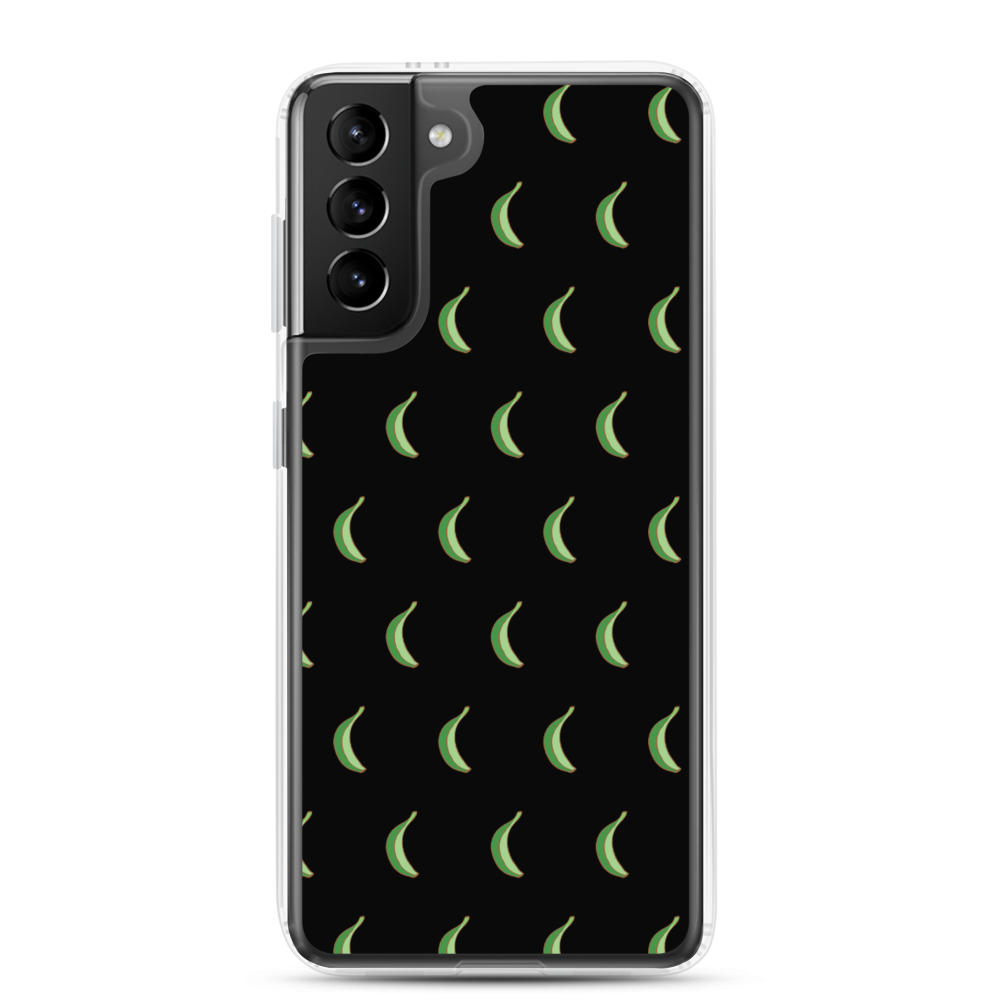 Platano All-Over Samsung Case (Black) - 2020 - DominicanGirlfriend.com - Frases Dominicanas - República Dominicana Lifestyle Graphic T-Shirts Streetwear & Accessories - New York - Bronx - Washington Heights - Miami - Florida - Boca Chica - USA - Dominican Clothing
