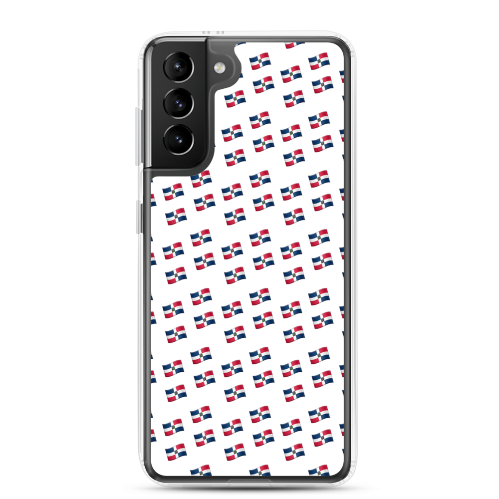 All-Over Emoji República Dominicana Flag Samsung Case - 2020 - DominicanGirlfriend.com - Frases Dominicanas - República Dominicana Lifestyle Graphic T-Shirts Streetwear & Accessories - New York - Bronx - Washington Heights - Miami - Florida - Boca Chica - USA - Dominican Clothing