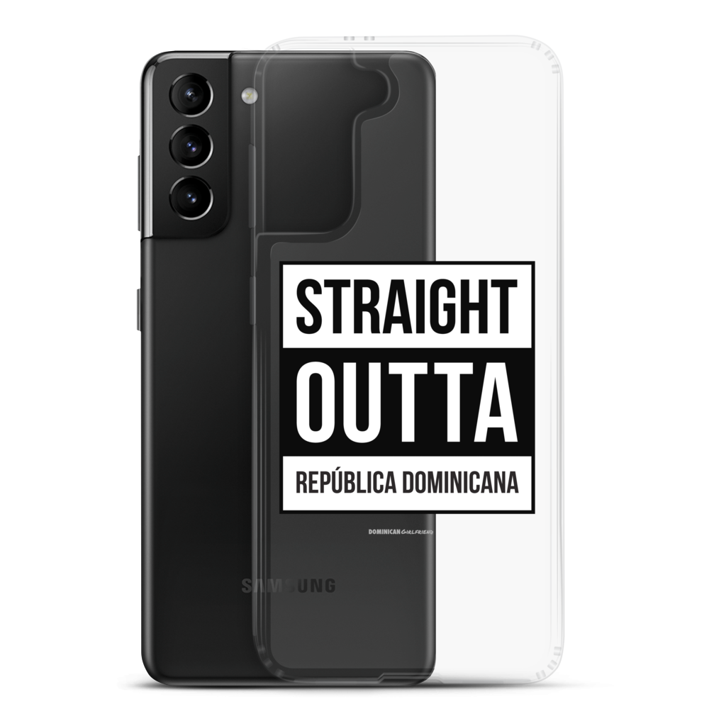 Straight Outta República Dominicana Samsung Case - 2020 - DominicanGirlfriend.com - Frases Dominicanas - República Dominicana Lifestyle Graphic T-Shirts Streetwear & Accessories - New York - Bronx - Washington Heights - Miami - Florida - Boca Chica - USA - Dominican Clothing