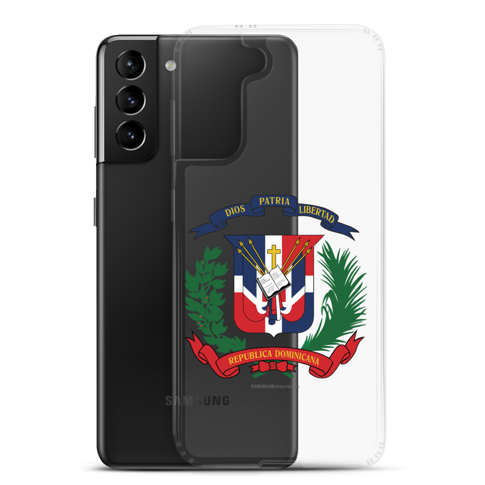 Escudo de la República Dominicana Samsung Case - 2020 - DominicanGirlfriend.com - Frases Dominicanas - República Dominicana Lifestyle Graphic T-Shirts Streetwear & Accessories - New York - Bronx - Washington Heights - Miami - Florida - Boca Chica - USA - Dominican Clothing