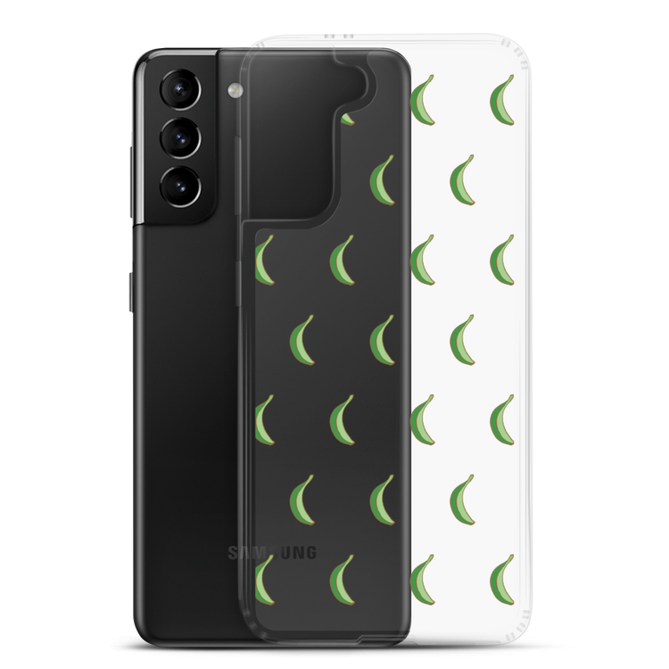 Platano All-Over Samsung Case (Transparent) - 2020 - DominicanGirlfriend.com - Frases Dominicanas - República Dominicana Lifestyle Graphic T-Shirts Streetwear & Accessories - New York - Bronx - Washington Heights - Miami - Florida - Boca Chica - USA - Dominican Clothing