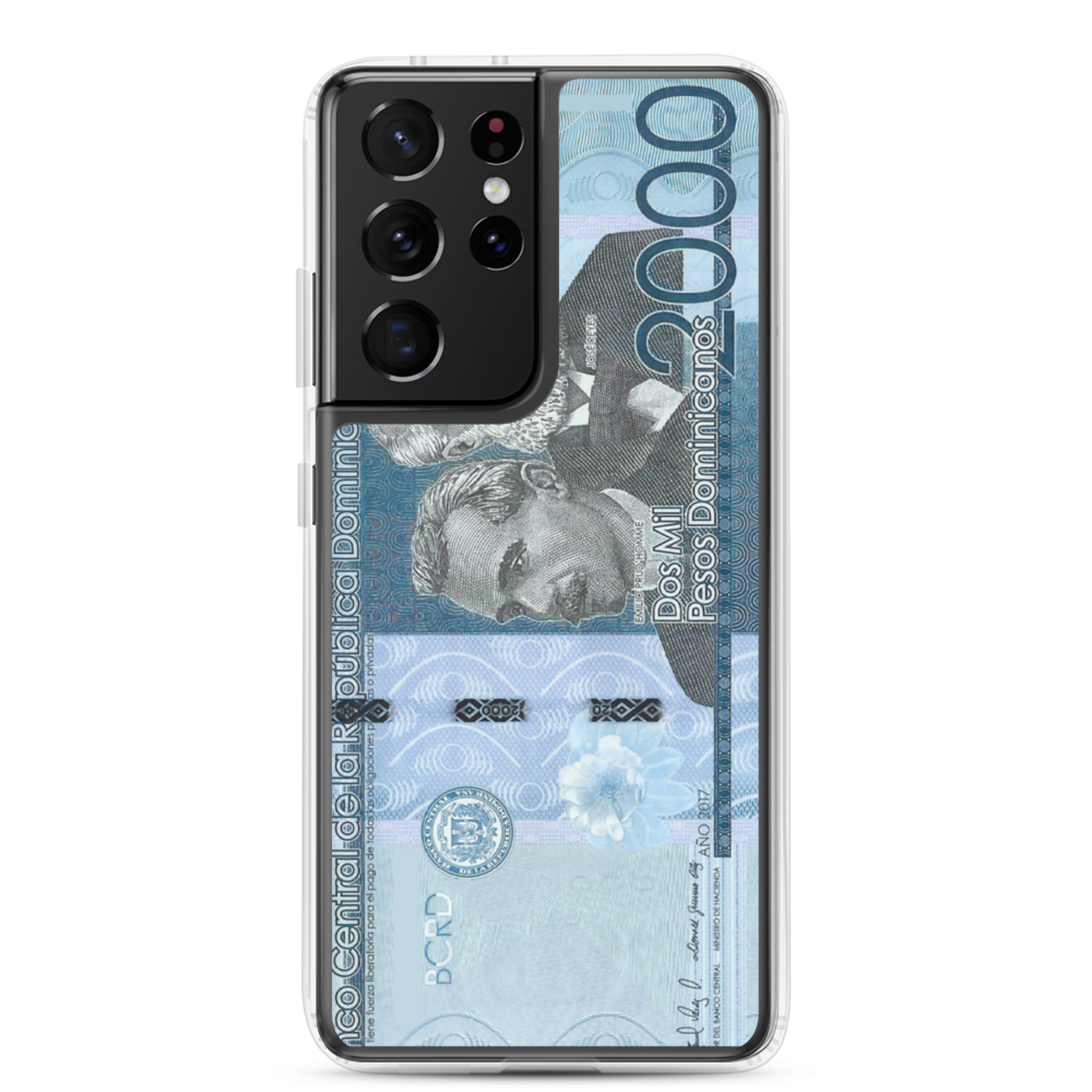 2000 Dominican Pesos Samsung Case  - 2020 - DominicanGirlfriend.com - Frases Dominicanas - República Dominicana Lifestyle Graphic T-Shirts Streetwear & Accessories - New York - Bronx - Washington Heights - Miami - Florida - Boca Chica - USA - Dominican Clothing