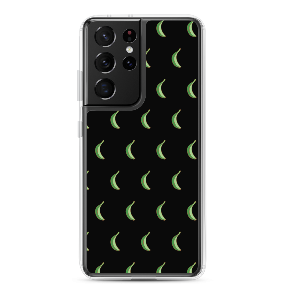Platano All-Over Samsung Case (Black) - 2020 - DominicanGirlfriend.com - Frases Dominicanas - República Dominicana Lifestyle Graphic T-Shirts Streetwear & Accessories - New York - Bronx - Washington Heights - Miami - Florida - Boca Chica - USA - Dominican Clothing