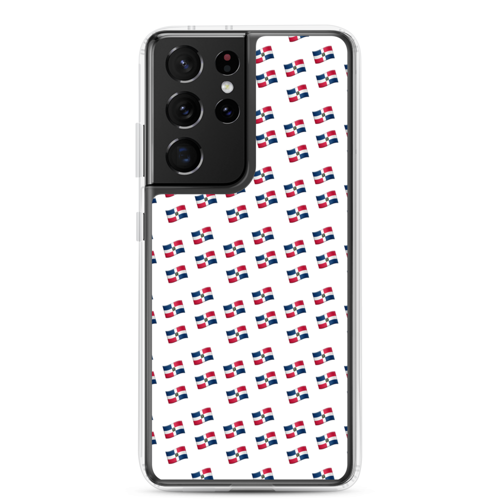 All-Over Emoji República Dominicana Flag Samsung Case - 2020 - DominicanGirlfriend.com - Frases Dominicanas - República Dominicana Lifestyle Graphic T-Shirts Streetwear & Accessories - New York - Bronx - Washington Heights - Miami - Florida - Boca Chica - USA - Dominican Clothing