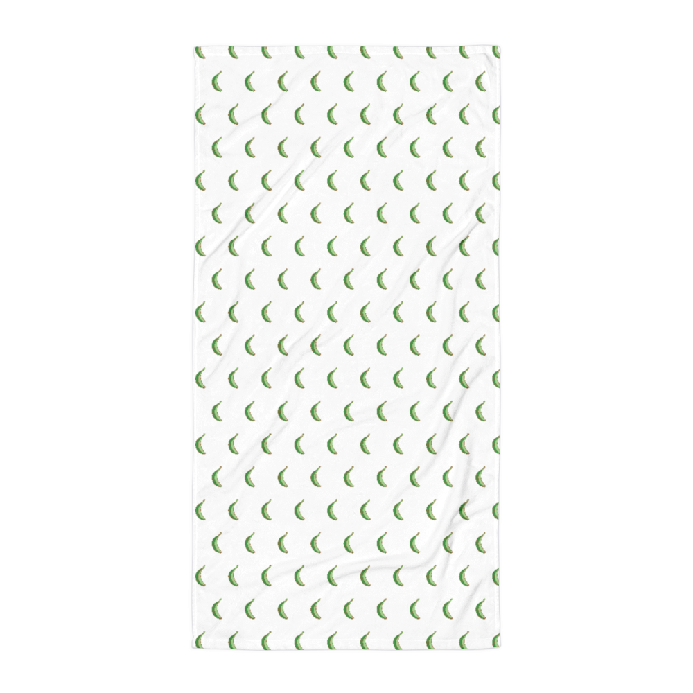 Platano All-Over Large Towel - 2020 - DominicanGirlfriend.com - Frases Dominicanas - República Dominicana Lifestyle Graphic T-Shirts Streetwear & Accessories - New York - Bronx - Washington Heights - Miami - Florida - Boca Chica - USA - Dominican Clothing
