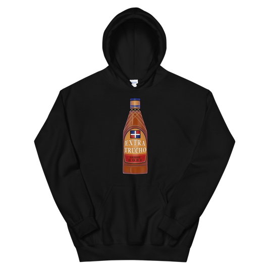 Extra Trucho Dominican Rum Unisex Hoodie  - 2020 - DominicanGirlfriend.com - Frases Dominicanas - República Dominicana Lifestyle Graphic T-Shirts Streetwear & Accessories - New York - Bronx - Washington Heights - Miami - Florida - Boca Chica - USA - Dominican Clothing