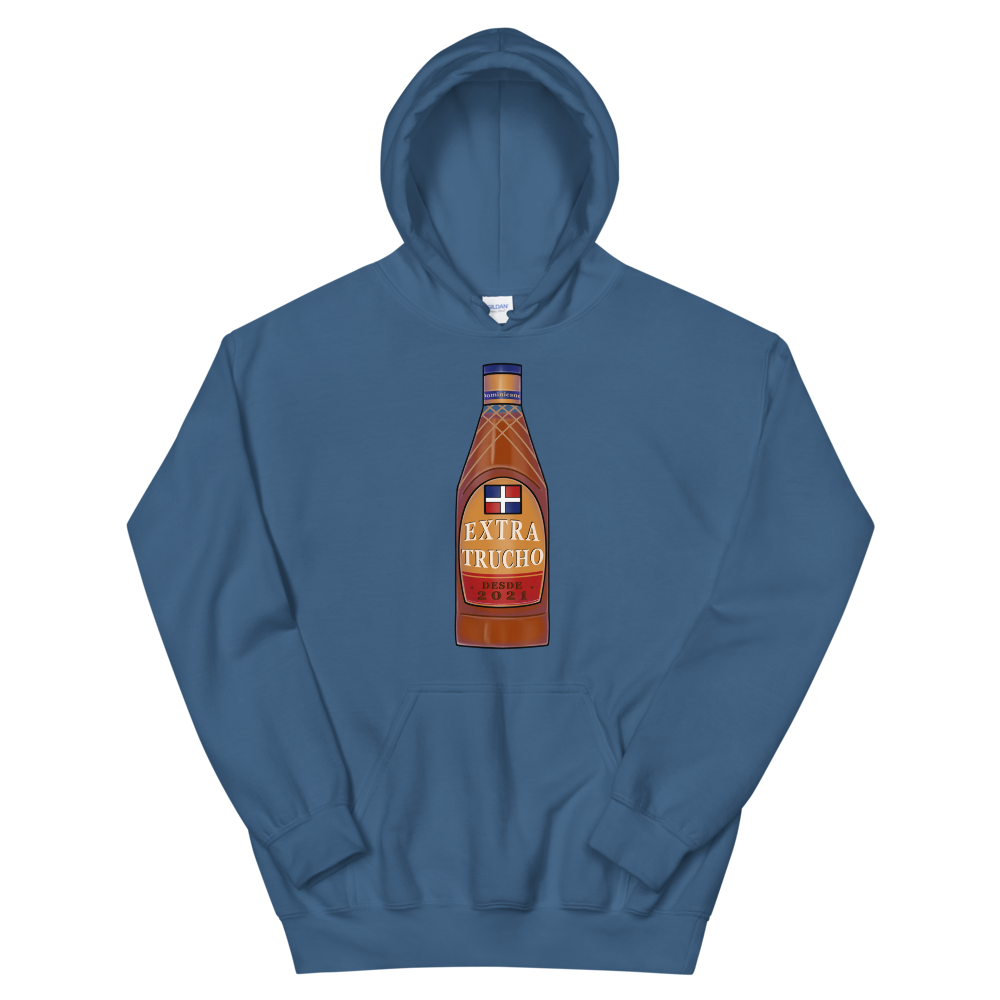 Extra Trucho Dominican Rum Unisex Hoodie - 2020 - DominicanGirlfriend.com - Frases Dominicanas - República Dominicana Lifestyle Graphic T-Shirts Streetwear & Accessories - New York - Bronx - Washington Heights - Miami - Florida - Boca Chica - USA - Dominican Clothing