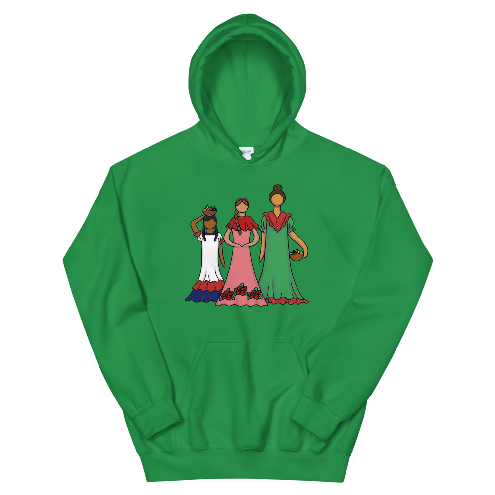 Dominican Faceless Dolls Unisex Hoodie  - 2020 - DominicanGirlfriend.com - Frases Dominicanas - República Dominicana Lifestyle Graphic T-Shirts Streetwear & Accessories - New York - Bronx - Washington Heights - Miami - Florida - Boca Chica - USA - Dominican Clothing