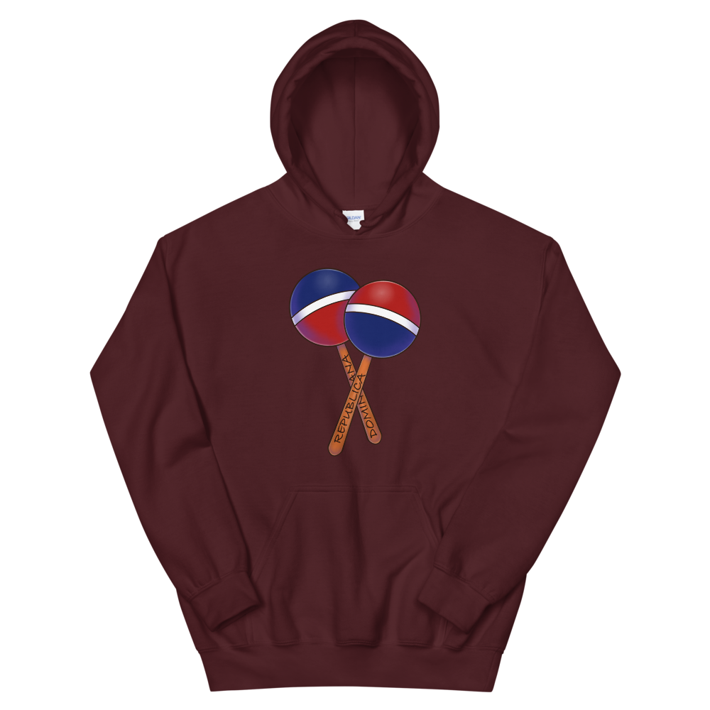 Maracas Dominicana Unisex Hoodie - 2020 - DominicanGirlfriend.com - Frases Dominicanas - República Dominicana Lifestyle Graphic T-Shirts Streetwear & Accessories - New York - Bronx - Washington Heights - Miami - Florida - Boca Chica - USA - Dominican Clothing