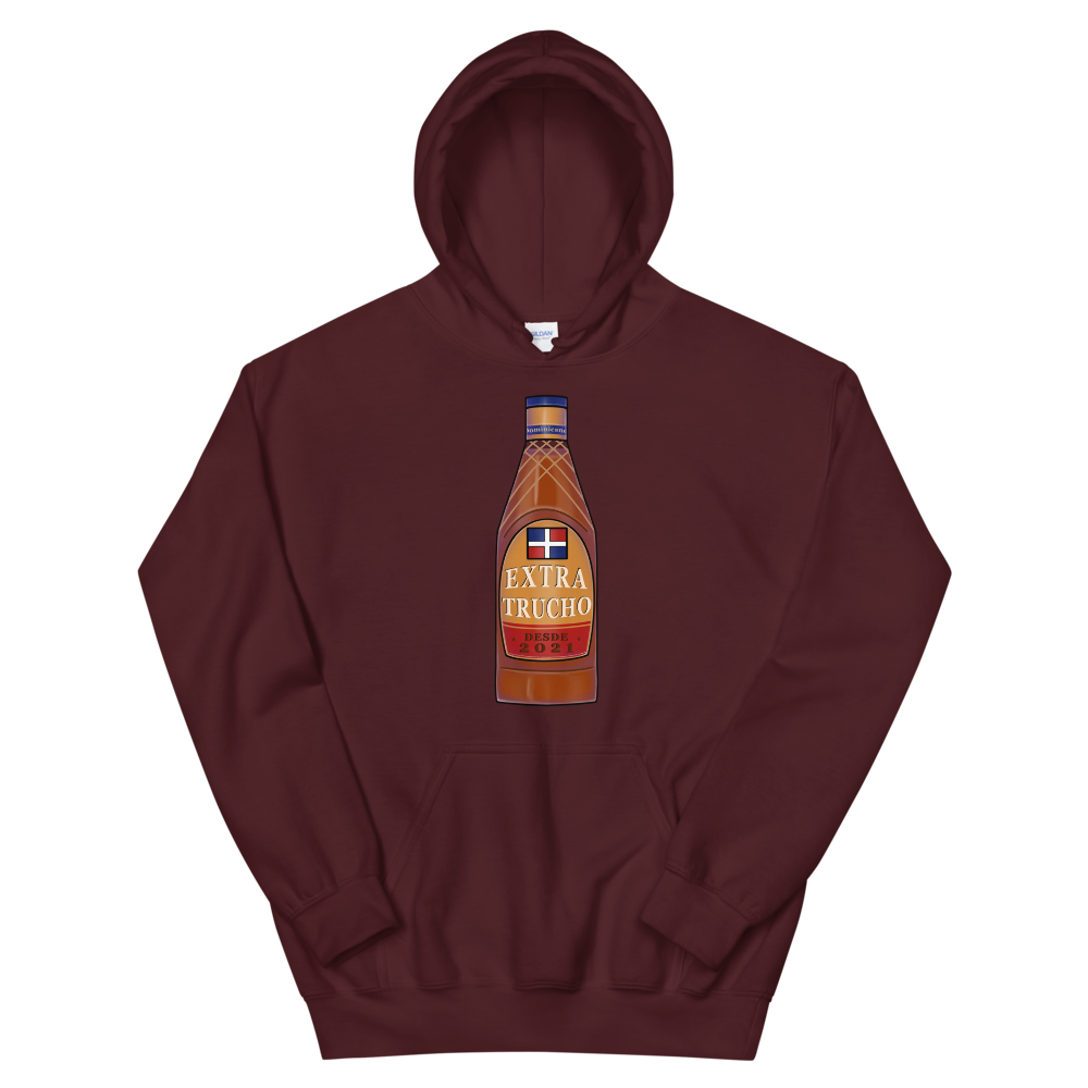 Extra Trucho Dominican Rum Unisex Hoodie  - 2020 - DominicanGirlfriend.com - Frases Dominicanas - República Dominicana Lifestyle Graphic T-Shirts Streetwear & Accessories - New York - Bronx - Washington Heights - Miami - Florida - Boca Chica - USA - Dominican Clothing