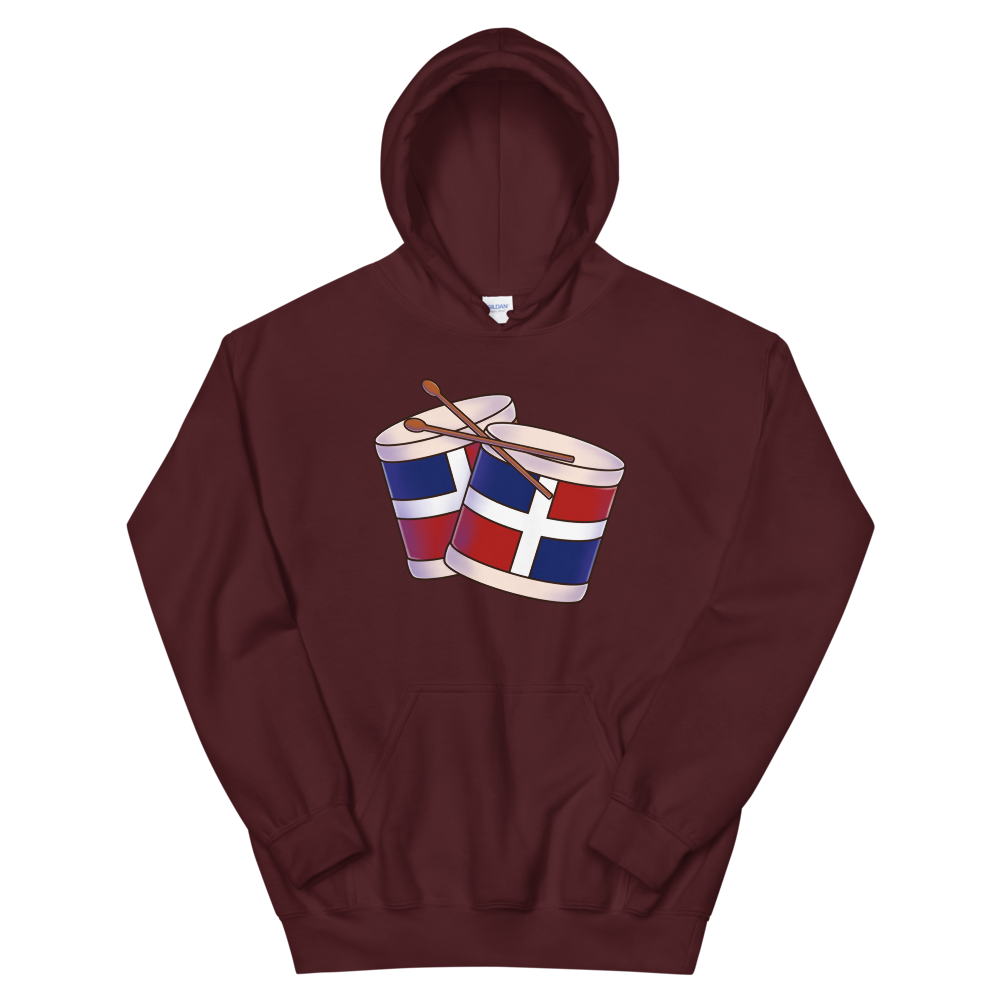 Tambora Dominicana Unisex Hoodie - 2020 - DominicanGirlfriend.com - Frases Dominicanas - República Dominicana Lifestyle Graphic T-Shirts Streetwear & Accessories - New York - Bronx - Washington Heights - Miami - Florida - Boca Chica - USA - Dominican Clothing