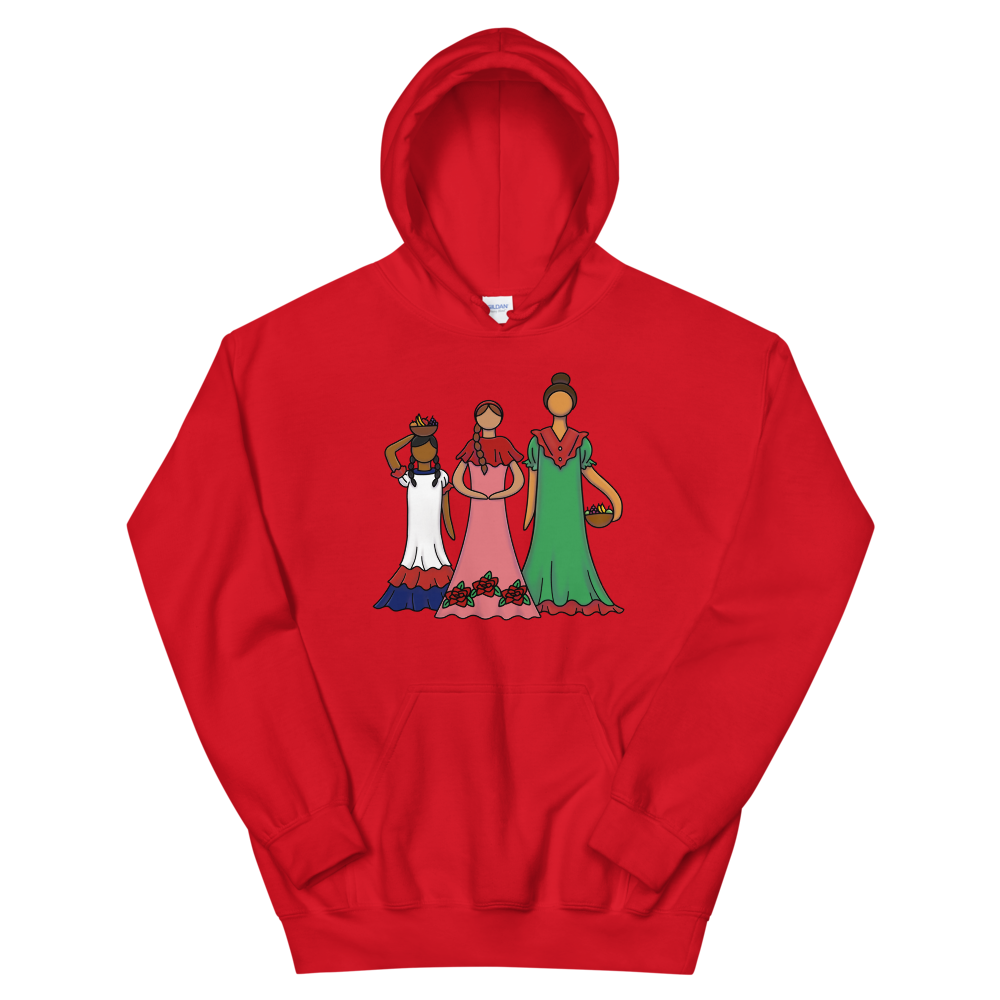 Dominican Faceless Dolls Unisex Hoodie - 2020 - DominicanGirlfriend.com - Frases Dominicanas - República Dominicana Lifestyle Graphic T-Shirts Streetwear & Accessories - New York - Bronx - Washington Heights - Miami - Florida - Boca Chica - USA - Dominican Clothing