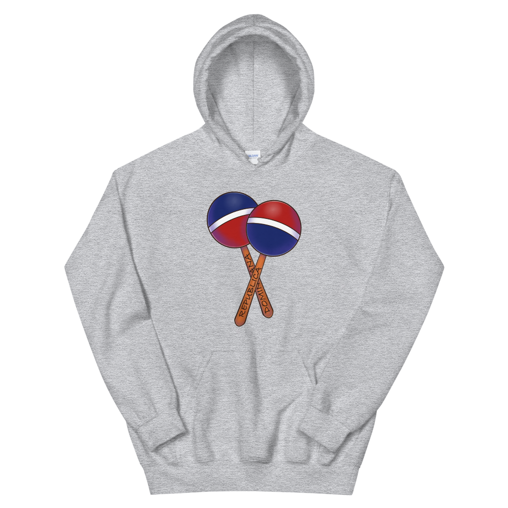 Maracas Dominicana Unisex Hoodie - 2020 - DominicanGirlfriend.com - Frases Dominicanas - República Dominicana Lifestyle Graphic T-Shirts Streetwear & Accessories - New York - Bronx - Washington Heights - Miami - Florida - Boca Chica - USA - Dominican Clothing