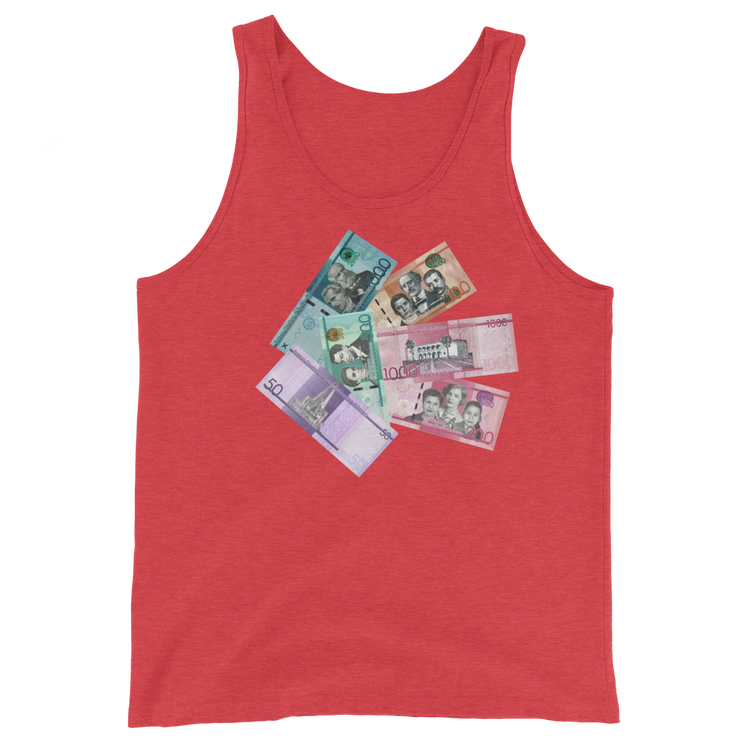 Dominican Pesos Unisex Tank Top - 2020 - DominicanGirlfriend.com - Frases Dominicanas - República Dominicana Lifestyle Graphic T-Shirts Streetwear & Accessories - New York - Bronx - Washington Heights - Miami - Florida - Boca Chica - USA - Dominican Clothing