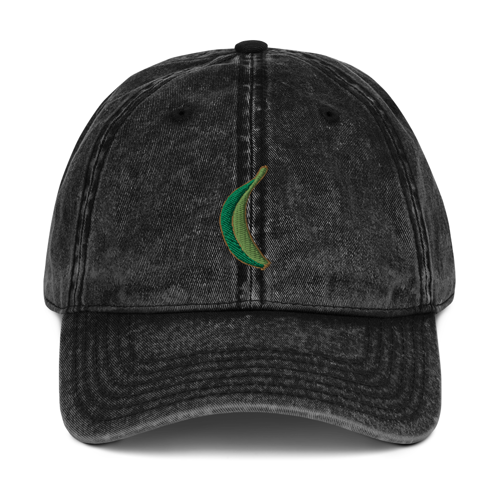 Platano Denim Dad Hat - 2020 - DominicanGirlfriend.com - Frases Dominicanas - República Dominicana Lifestyle Graphic T-Shirts Streetwear & Accessories - New York - Bronx - Washington Heights - Miami - Florida - Boca Chica - USA - Dominican Clothing