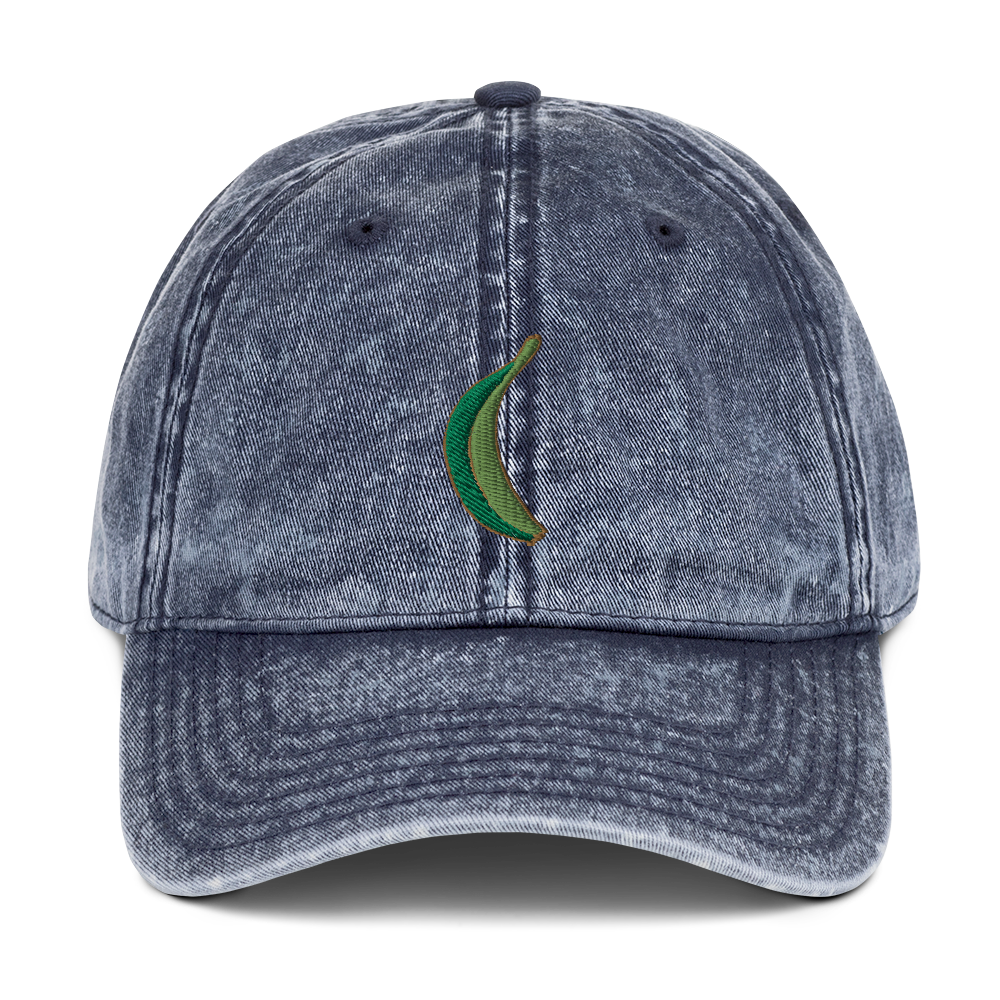 Platano Denim Dad Hat - 2020 - DominicanGirlfriend.com - Frases Dominicanas - República Dominicana Lifestyle Graphic T-Shirts Streetwear & Accessories - New York - Bronx - Washington Heights - Miami - Florida - Boca Chica - USA - Dominican Clothing