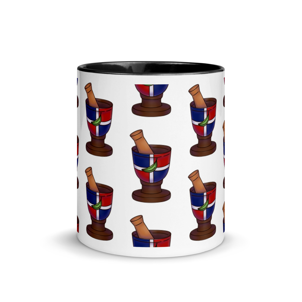 Pilon Dominicano Mug with Color Inside  - 2020 - DominicanGirlfriend.com - Frases Dominicanas - República Dominicana Lifestyle Graphic T-Shirts Streetwear & Accessories - New York - Bronx - Washington Heights - Miami - Florida - Boca Chica - USA - Dominican Clothing